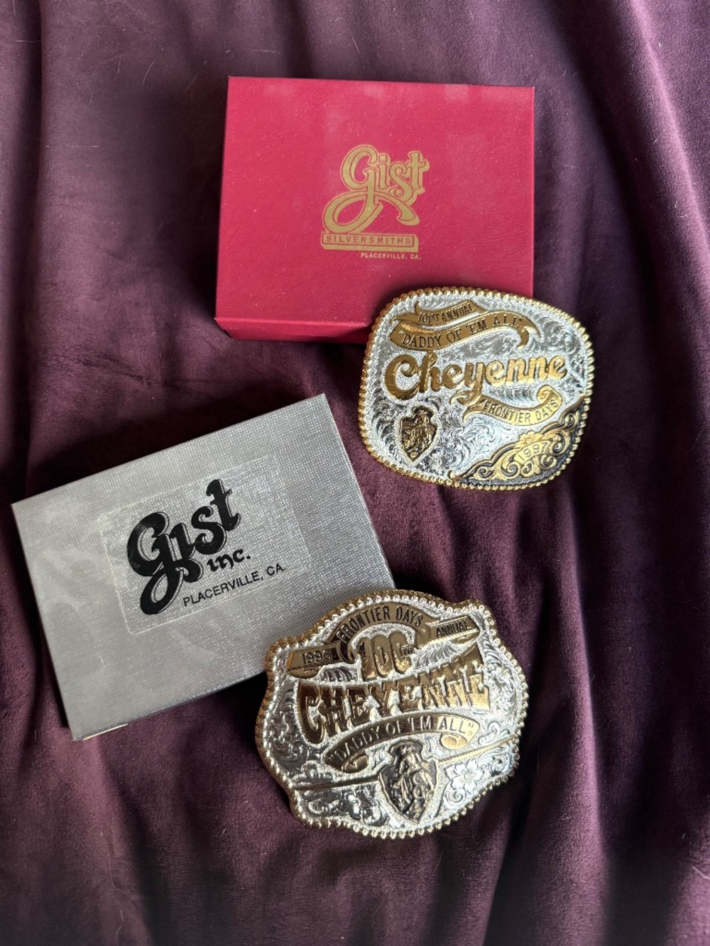 For the Cowboy in your life - Cheyenne Frontier Days limited edition buckles